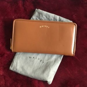 Maiyet leather continental large wallet